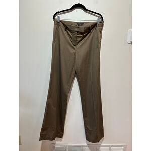 BCBG Maxazria dress pants size 10 brown wide leg work office